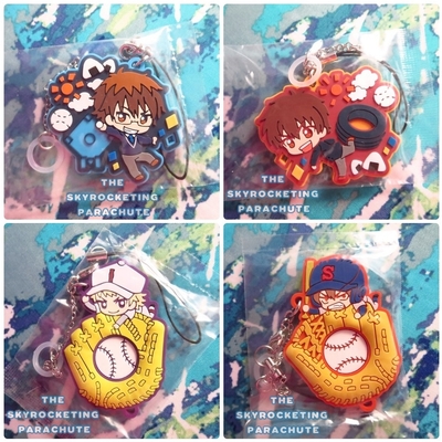 Ace of Diamond Umbrella Charm Strap - Miyuki Kazuya / Sawamura Eijun / Todoroki Raichi / Sanada Shunpei / Tadano Itsuki / Kominato Ryosuke / Narumiya 