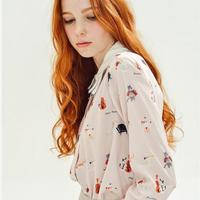 Mori Girl Cat Collar Blouse - Thumbnail 1