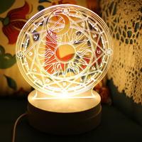 Harajuku Cardcaptor Sakura Kro Magic LED 3d Atmosphere Nightlights - Thumbnail 1