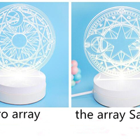 Harajuku Cardcaptor Sakura Kro Magic LED 3d Atmosphere Nightlights - Thumbnail 4