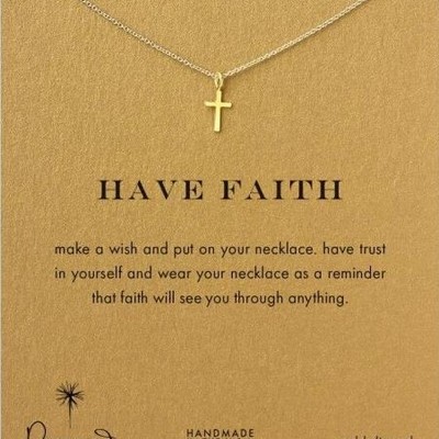 Infinite love peace happiness key flower necklace! 