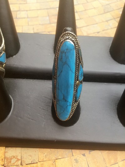 Turquoise Saddle Ring