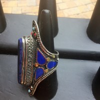 Lapis Saddle Ring - Thumbnail 1