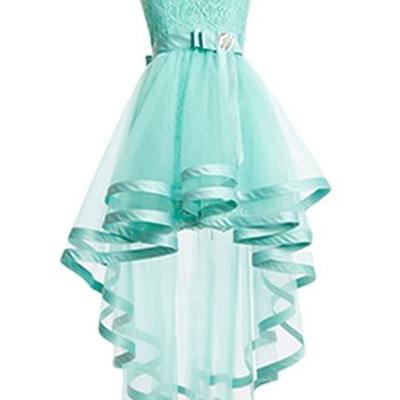 High low homecoming dresses,a-line sweetheart asymmetrical tulle short prom dress homecoming dresses 9630
