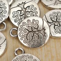 20pcs Vintage Antique Silver Tree of Life Pendant Charm (DIY) - Thumbnail 4