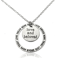 Love Dream Hope Trust Necklace - Thumbnail 3