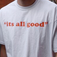 Free Shipping-IT'S ALL GOOD TEE - Thumbnail 2