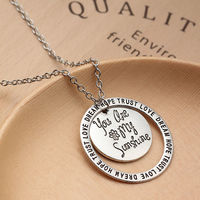  Love-Dream-Hope-Trust Necklace - Thumbnail 3