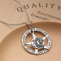  Love-Dream-Hope-Trust Necklace - Thumbnail 4