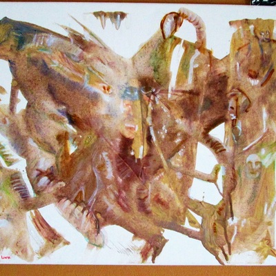 Dissipation.  a ryan lowrie painting