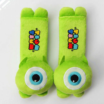 Tsum tsum big eye mike monster university car use seat belt strap cover decoration set