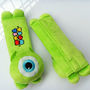 TSUM TSUM Big Eye MIKE Monster University Car Use Seat Belt Strap Cover Decoration Set - Thumbnail 2