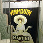 VERMOUTH MARTINI Black Color Cool Design 180 x 200 cm PEVA Plastic Shower Curtain Set - Thumbnail 1