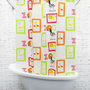 ANIMAL ZOO Design Cute Adorable PEVA 180x180cm Bathroom Shower Curtain - Thumbnail 2