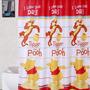Winnie the Pooh & Tigger Bathroom Shower Use Polyester Shower Curtain 180x180cm with HOOK SET - Thumbnail 1
