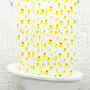 YELLOW DUCK Bathroom Shower Use Plastic Shower Curtain 180x180cm with HOOK SET - Thumbnail 1