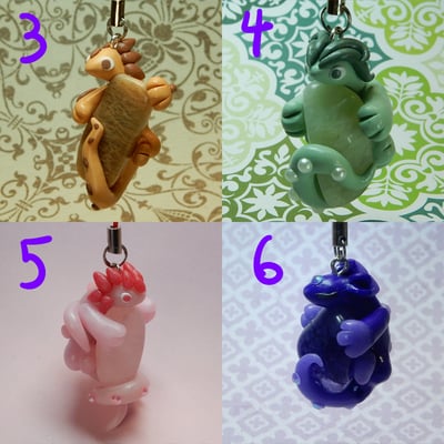 Dragon stone charms 1