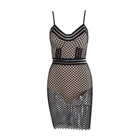 Fishnet Party Dress - Thumbnail 3