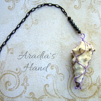 Caged Seashell Pendulum - Thumbnail 1