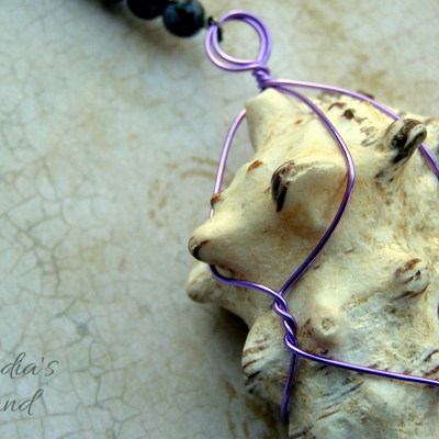 Caged seashell pendulum - Thumbnail 5