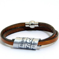 Mother's Day Gift - Mother's Bracelet, Gift for Mom, For Her, Birthday Gift, Custom Bracelet, Remember I love you Mom, Personalized Bracelet - Thumbnail 1