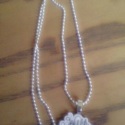 Dr. who inspired charm necklace