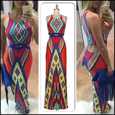 The Carrigan Maxi -Red