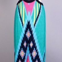 The Carrigan Maxi -Teal - Thumbnail 1