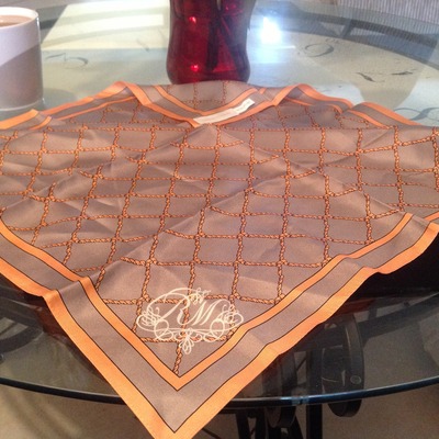 100% authentic beautiful 100% silk rebecca minkoff scarf