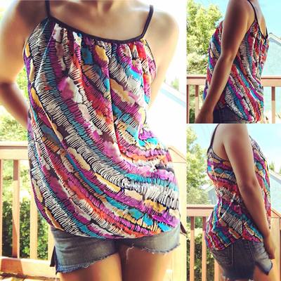 Chiffon tank