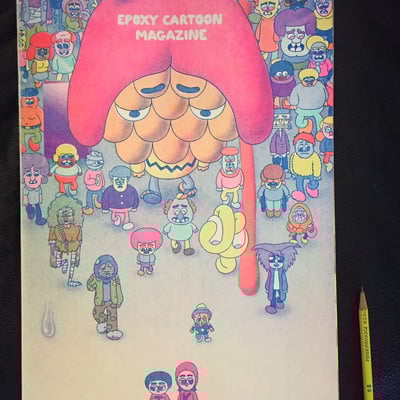 Epoxy cartoon magazine