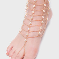 Pearl Foot Chain - Thumbnail 1