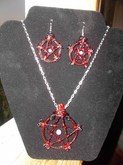 Wire Pentacle set