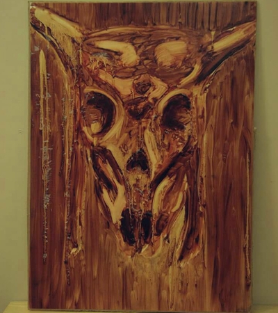 Original Skull Painting