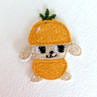 Orange Iron-on Patch - Thumbnail 1