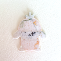 Orange Iron-on Patch - Thumbnail 2