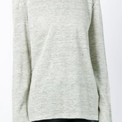 T alexander wang linen long sleeve small shirt