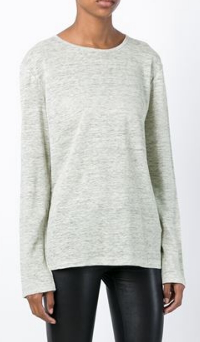 T alexander wang linen long sleeve small shirt