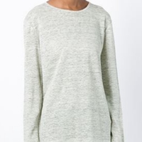 T Alexander Wang Linen Long Sleeve Small Shirt - Thumbnail 3