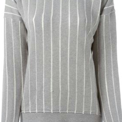 T alexander wang pinstriped sweatshirt size small