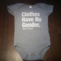 Clothes Have No Gender Onesie - Thumbnail 3