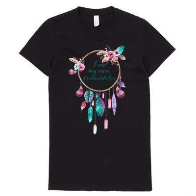 Women's "i am my own dream catcher" organic short sleeve t-shirt