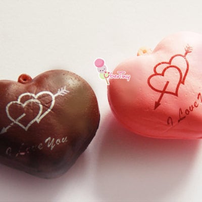 2 i love you heart chocolate squishies