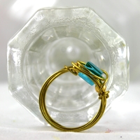Birthstone Wrap Ring, Swarovski Crystals  - Thumbnail 2