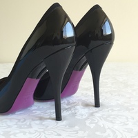 LANVIN Black Patent Leather Point Toe Pumps - Thumbnail 1