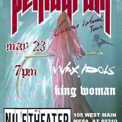 Pentagram show poster 2016 (mesa, az)