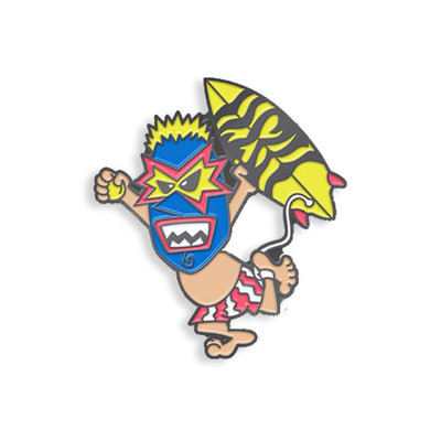 Tiki Man Enamel Pin