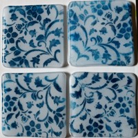 Classic Blue Coasters (set of 4) - Thumbnail 1