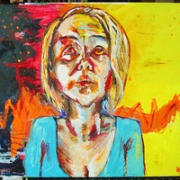 Aliens hear all of our concerts.  a painting by Ryan Lowrie - Thumbnail 1