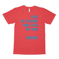 Men's "Like My Clothes" Organic Short Sleeve T-Shirt - Thumbnail 6